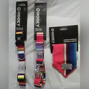 Hooey Nomad Mercantile Sepape Tijuana Collar, Leash and Bandana (L)